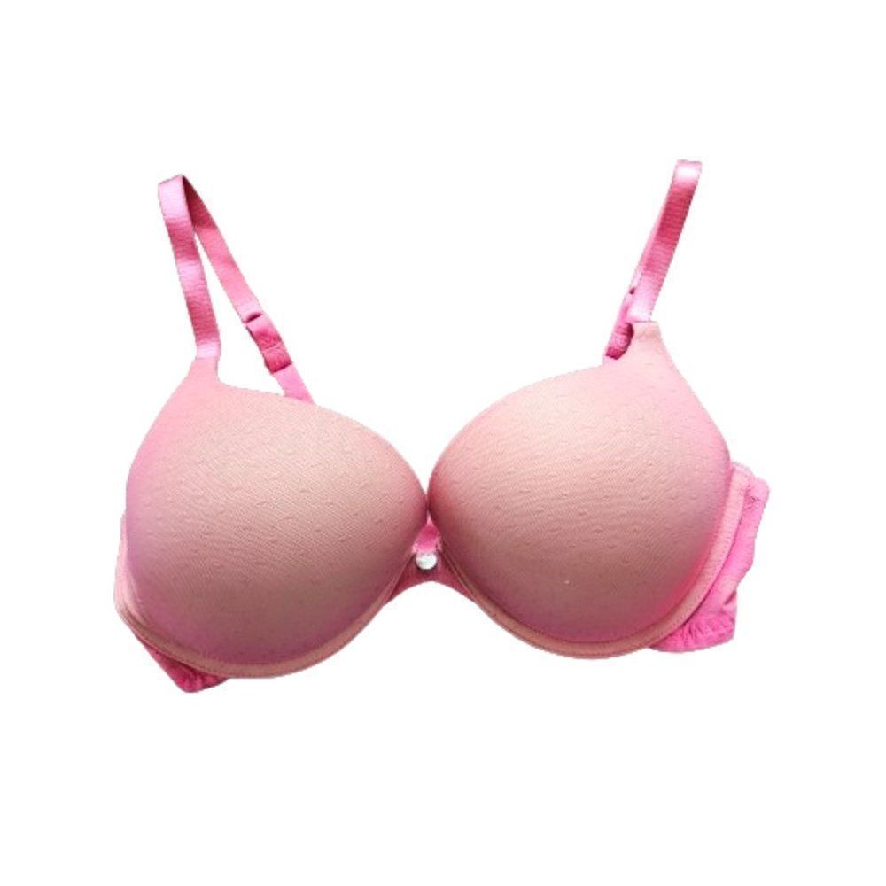 DKNY Women's Baby Pink Adjustable Straps T-Shirt Bra Size 36C